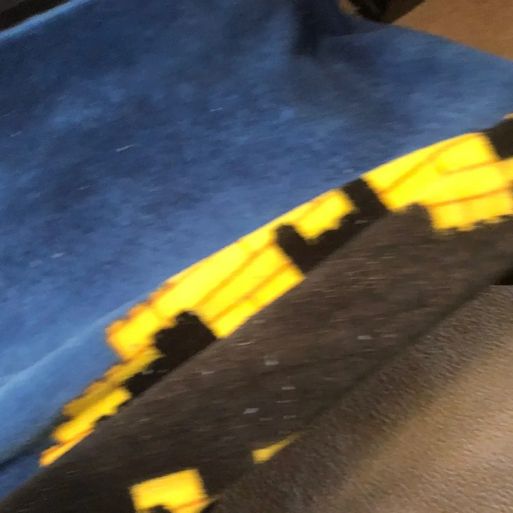 Vibrant Multicolor Graphic Blanket - Green, Blue, Yellow, Black